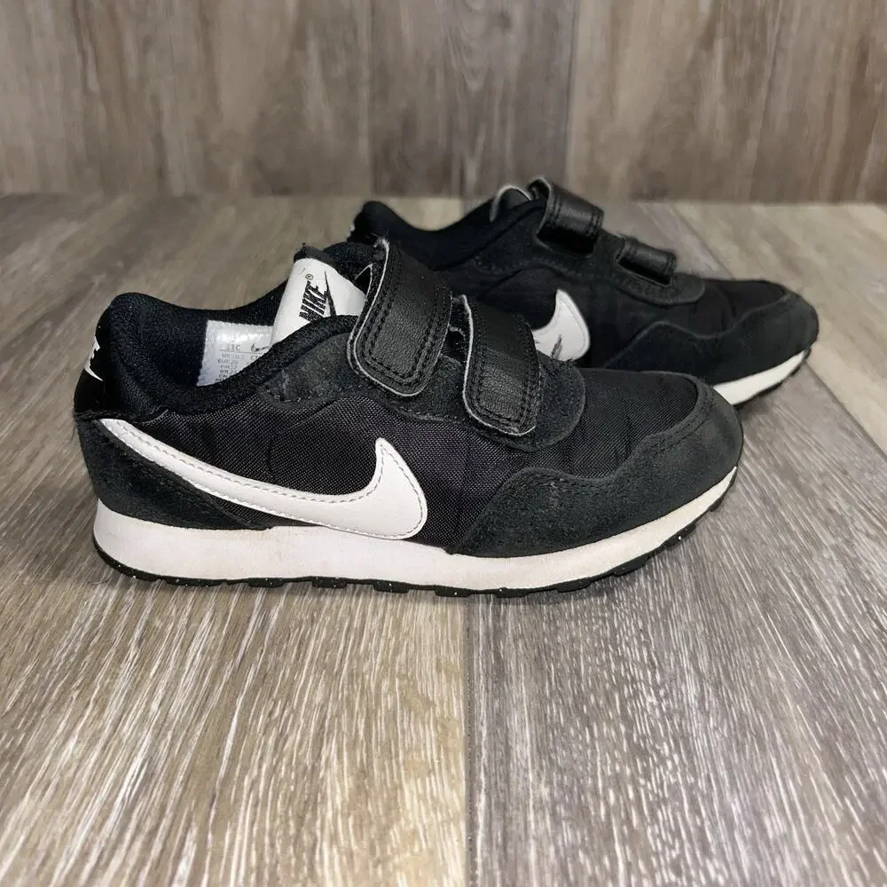 Nike MD Valiant (PS) Youth US Size 11C Black White CN8559-002 Sneaker Shoes